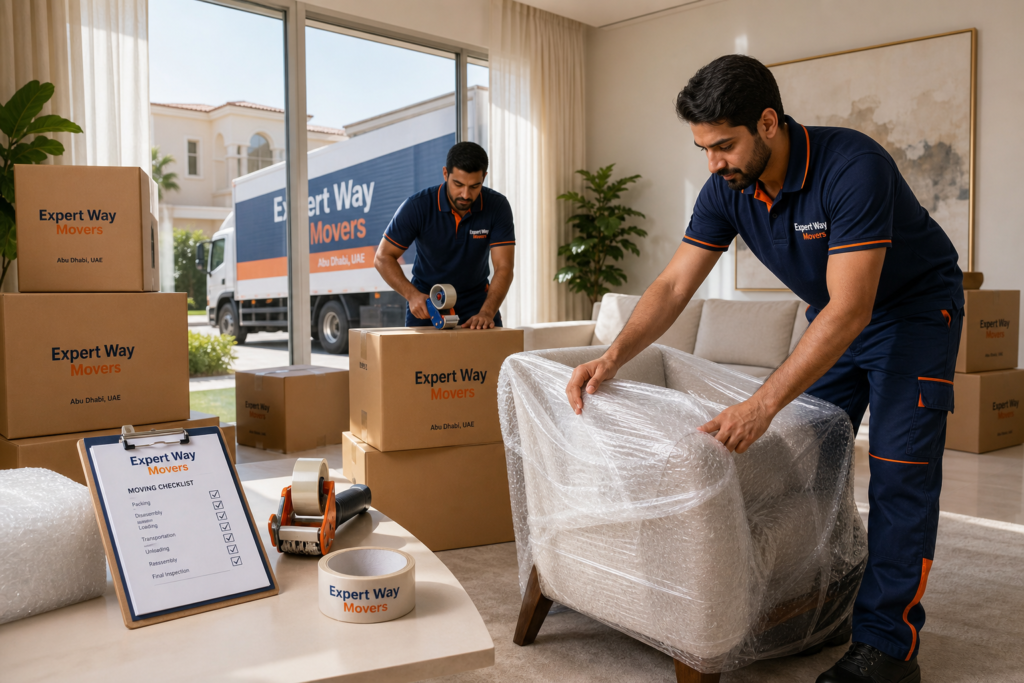 Packers Movers Abu Dhabi: How Professional Packing Saves Time & Money