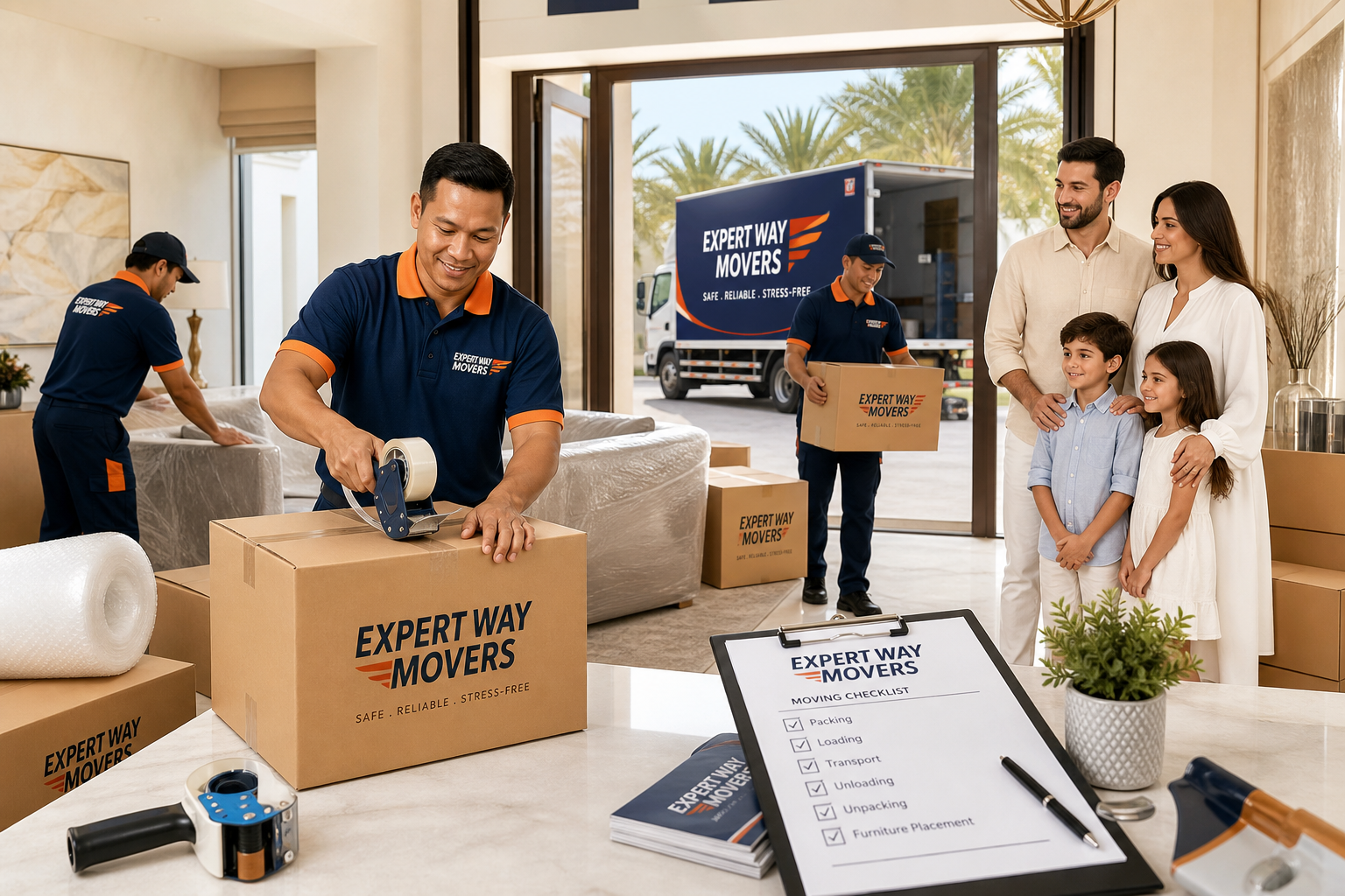 Movers Packers in Abu Dhabi: Step-by-Step Home Shifting Process Explained